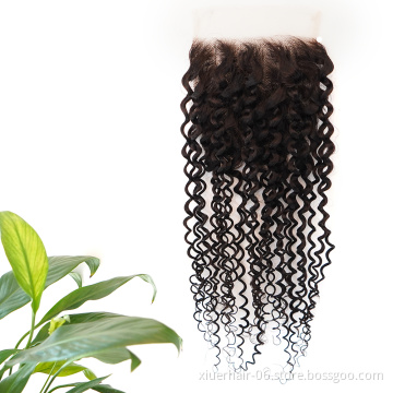 Raw Indian Preplucked Blonde Cuticle Aligned Virgin Hair Wholesale Thin 5*5 Transparent Swiss hd Lace Closure